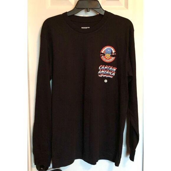 MARVEL X STANCE - NWOT Capt. America Stars & Stripes LS Tee. Mens M/Ladies L - Picture 12 of 16